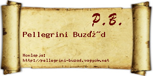 Pellegrini Buzád névjegykártya